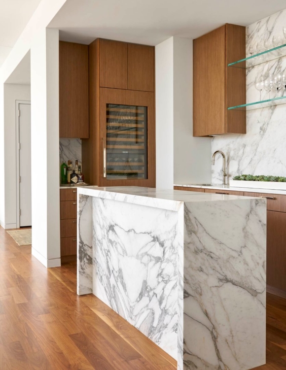 Плитка Calacatta Gold в интерьере