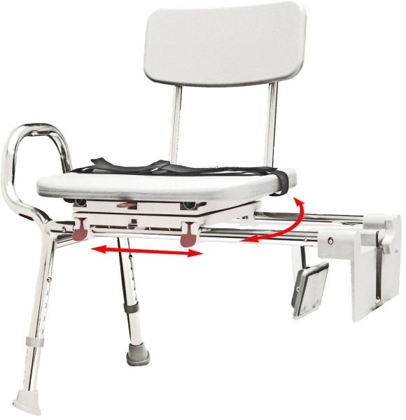 Swivel Seat Sliding Bath transfer Bench