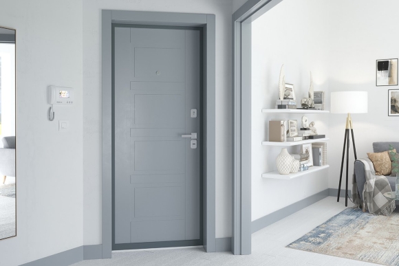 Входная дверь profil Doors серая