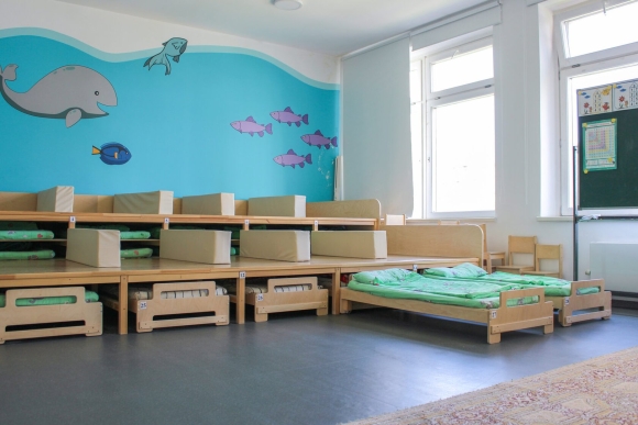 Кровати подиумы в детском саду