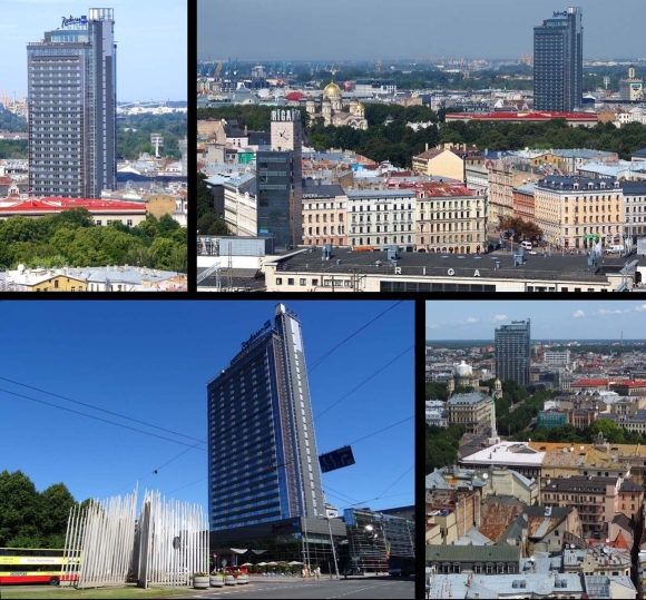 Здание небоскреб