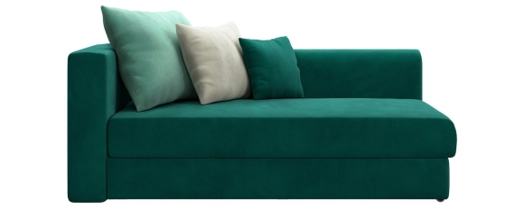 Кушетка Венето Velvet Green