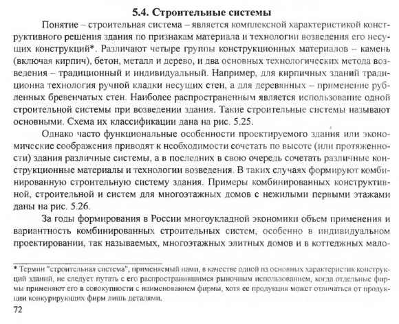 Строительные системы зданий