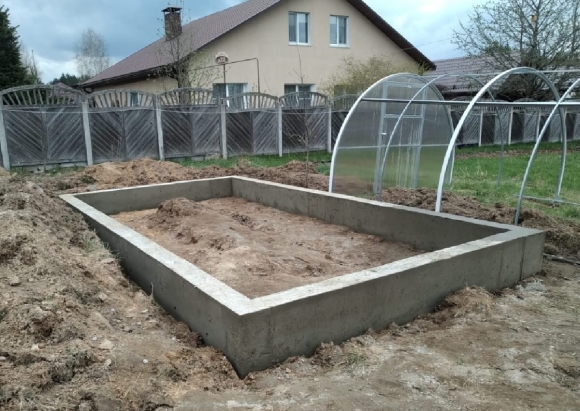 Фундамент для парника