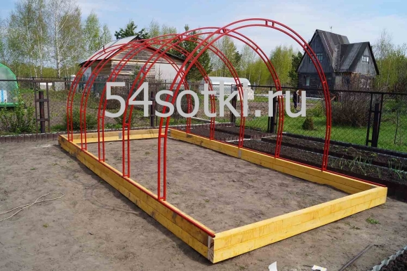 Фундамент для теплицы из поликарбоната