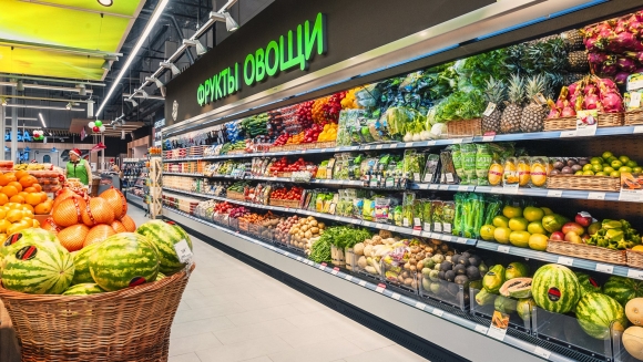 Прилавок продуктового магазина