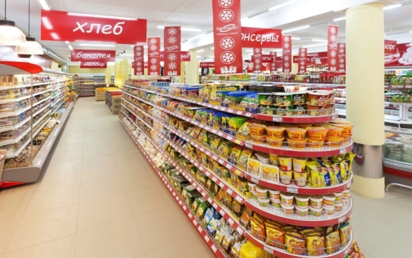 Продуктовый магазин внутри