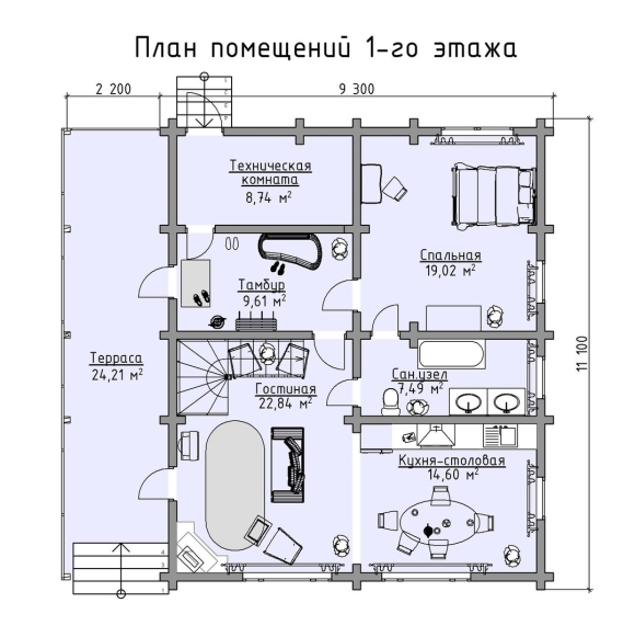 Планировка помещения чертеж