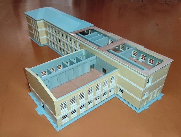 Макет современной школы искусств