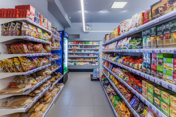 Продуктовый магазин внутри