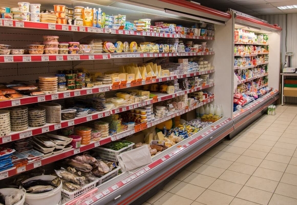 Ассортимент продуктового магазина