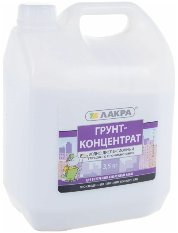 Грунтовка Лакра этикетка