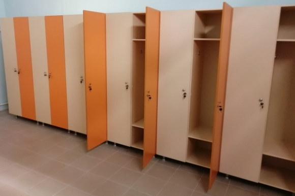 Шкафчики для спортивных раздевалок