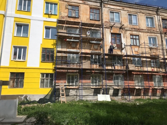 Ремонт фасада многоквартирного дома