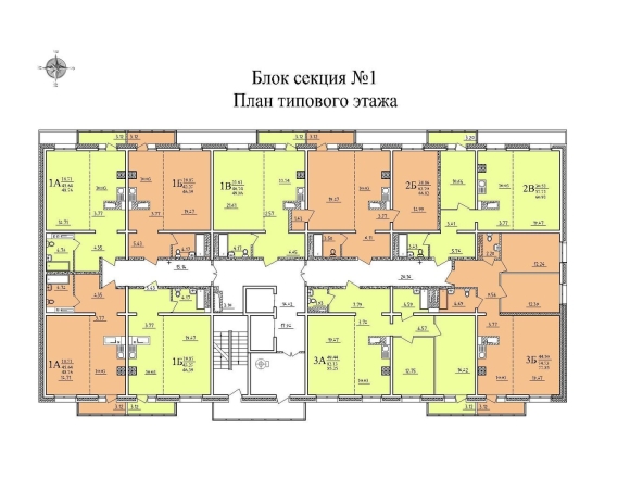 План типового этажа