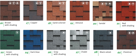 Гибкая черепица ROOFSHIELD Фьюжн