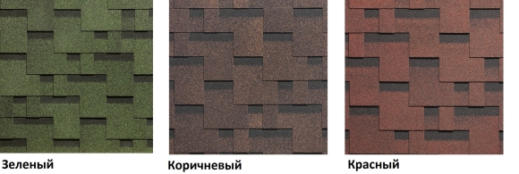 Гибкая черепица Тетрис коричневый