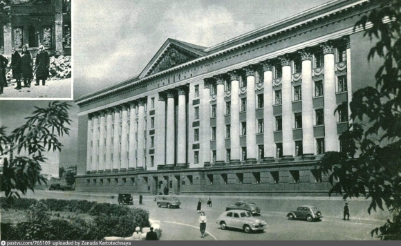 Дом советов Курск сбоку