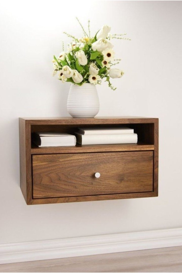 Прикроватная тумба Cortez Charcoal Floating Nightstand