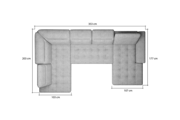 Угловой диван Arthur Sectional