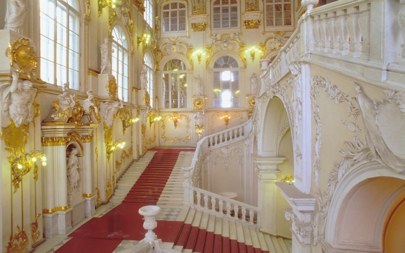 Зимний дворец Эрмитаж Иорданская лестница