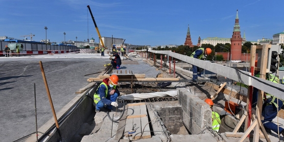 Реконструкция большого каменного моста в Москве