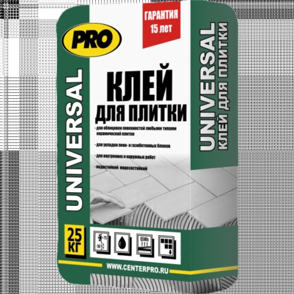 Клей плиточный Pro Universal производитель