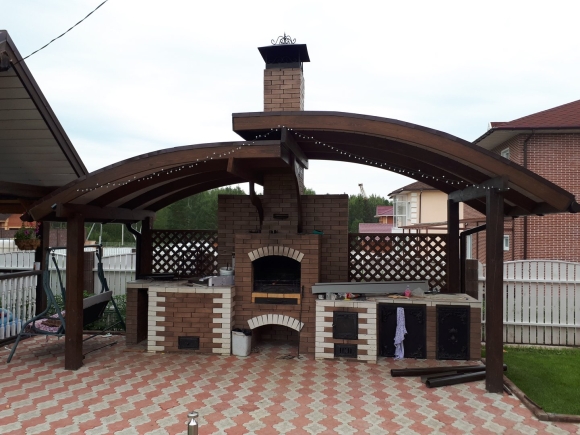 Уличные барбекю комплексы
