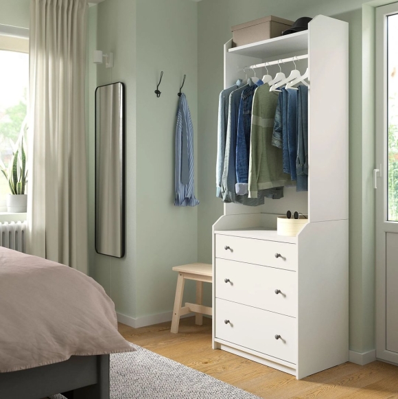 Hauga ikea гардеробная