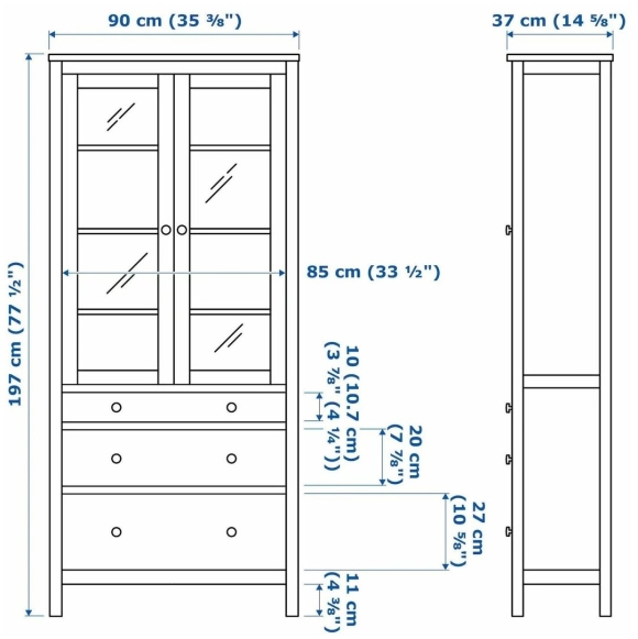 Шкаф hemnes ikea