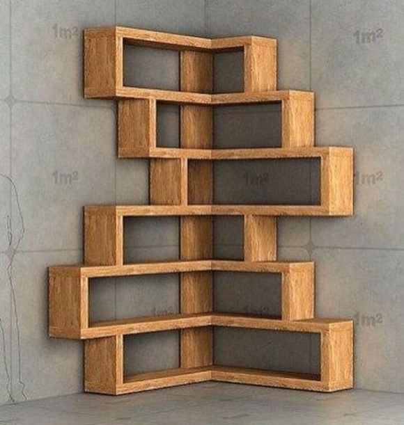Оригинальные книжные полки