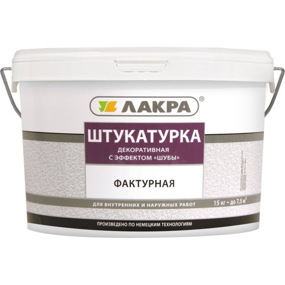 Штукатурка короед Лакра