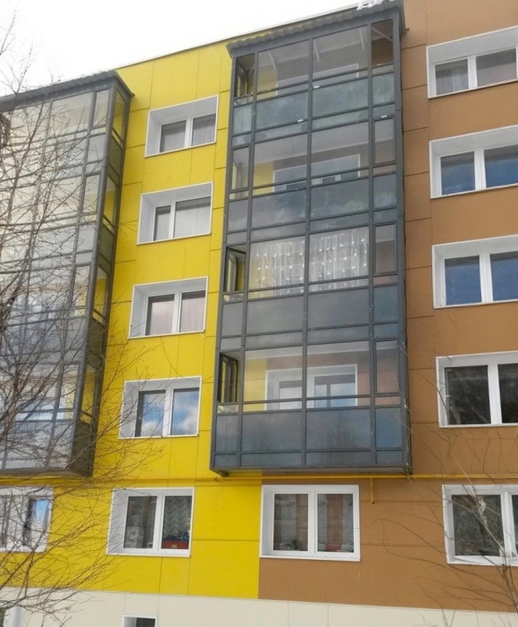 Обновленные фасады хрущевок