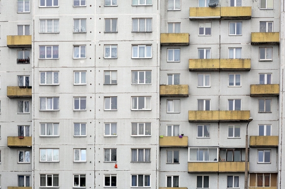 Панельный многоэтажный дом