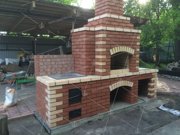 Барбекю из кирпича