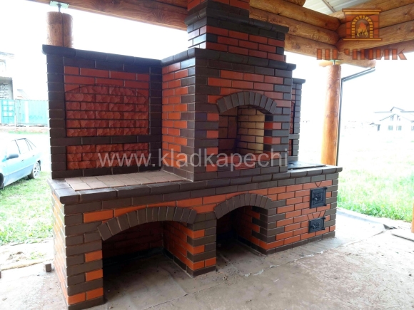 Барбекю из кирпича