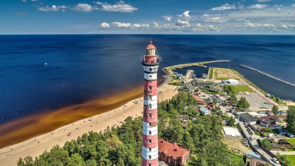 Осиновецкий Маяк на Ладожском озере