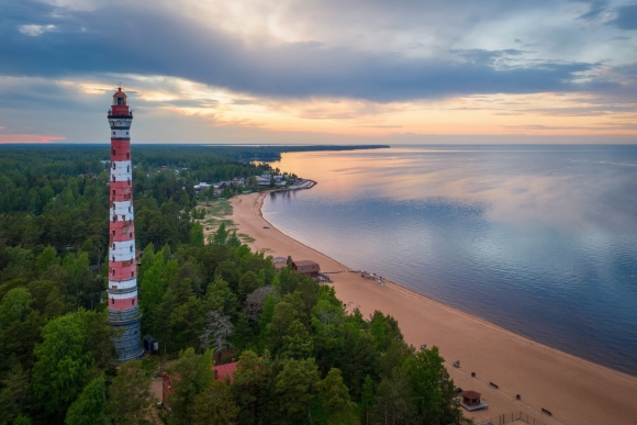 Осиновецкий Маяк на Ладожском озере