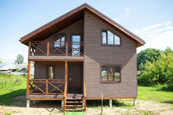 Фасадная плитка Hauberk баварский кирпич