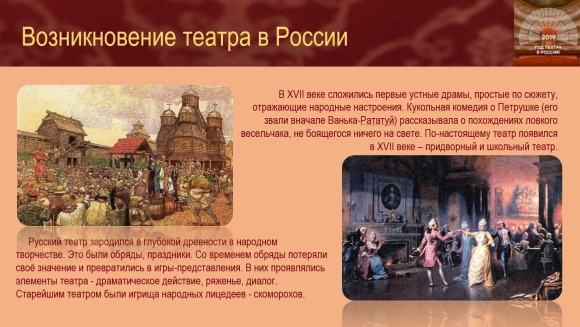 История возникновения театра