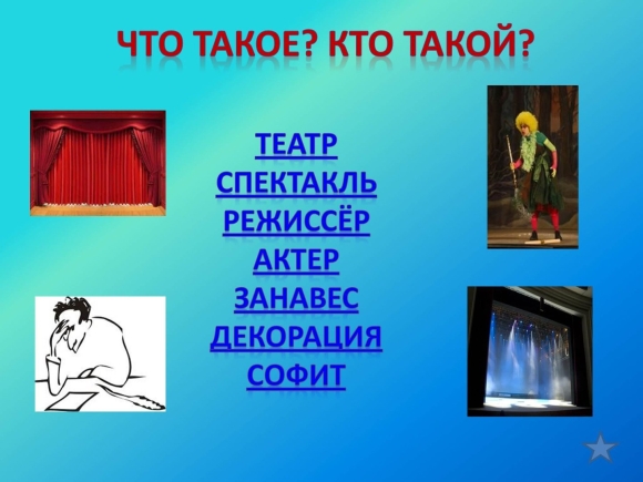 Презентация на тему театр