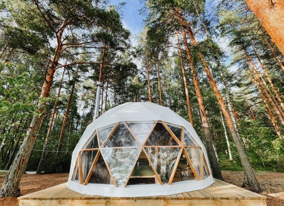 Глэмпинг хюгге Кэмп финский залив
