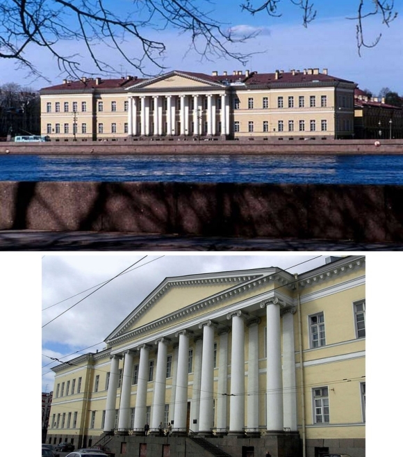Здание Академии наук в Петербурге Кваренги