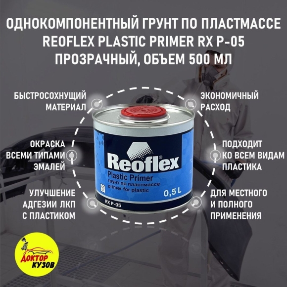 Reoflex грунт по пластмассе