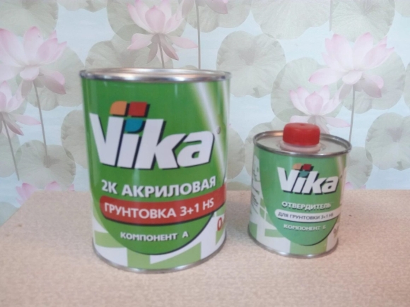 Акриловая грунтовка для пластика