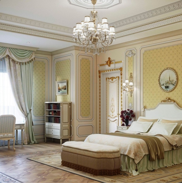 Antonovich Design спальня Королевский стиль