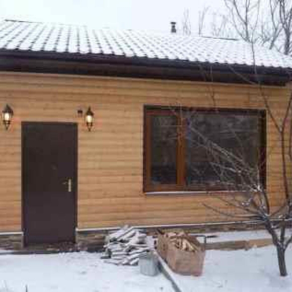 Отделка бань снаружи