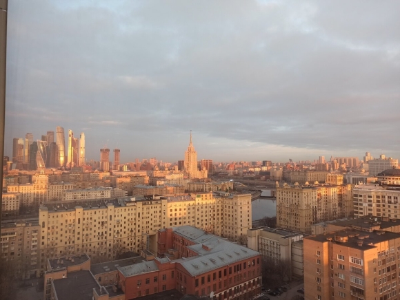 Отель Азимут Москва вид из окна