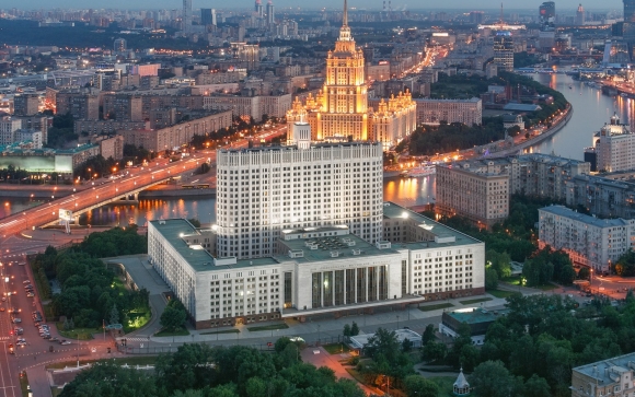 Дом правительства Российской Федерации вид сверху