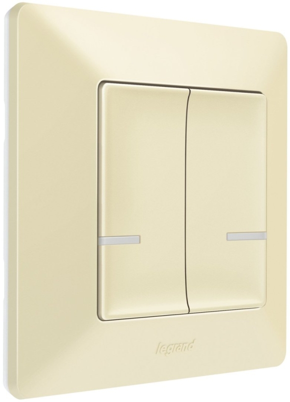 Legrand Valena Allure слоновая кость переключатель Netatmo